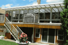 sunroom-picket-staircase-polycarbonate-roofing-system